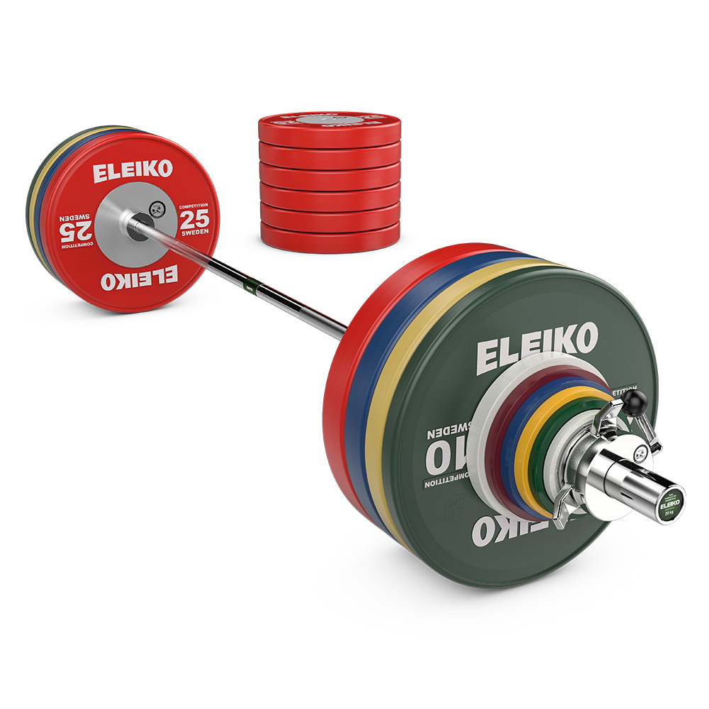 Skivstångsset Eleiko WPPO Powerlifting Competition 340,5 kg